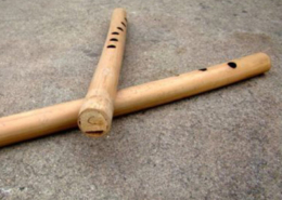 Atentenben, flauta de cana do Gana