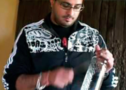 Botella de anís, idiofone de fricção, Espanha