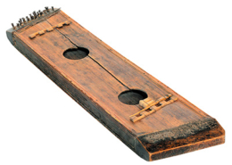 Cimbolai, cordofone percutido, Lituânia