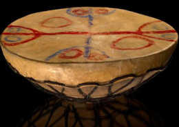 Cultrun, tambor cerimonial, Argentina e Chile