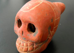 Ehecachichtli, silbato de la muerte, azteca