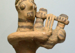 Forminx, cordofone dedilhado, Grécia Antiga