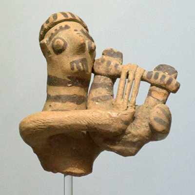 Forminx, cordofone dedilhado, Grécia Antiga