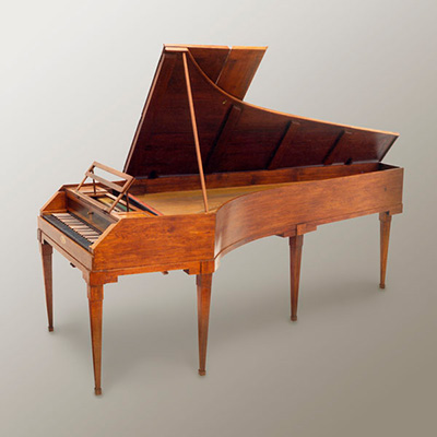 Fortepiano, cordofone de tecla, Edwin Beunk Colection, Países Baixos