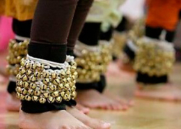 Ghungroo, guizeira de tornozelo, Índia