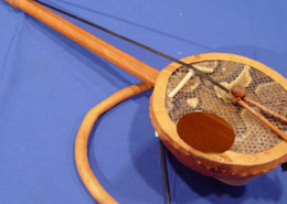 Goje, cordofone de arco, África Ocidental
