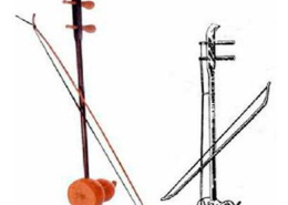 Hluhu, cordofone de arco da China