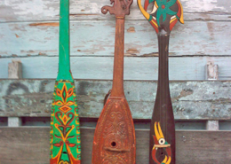 Kacapi, alaúde de barco da Indonésia