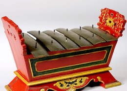 Saron demung, Indonésia