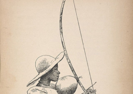 Thomo, arco musical, tribo Basotho, África do Sul