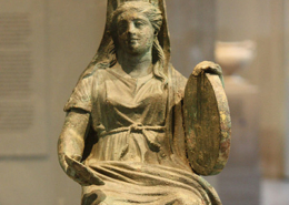 Tympanum, Grécia Antiga