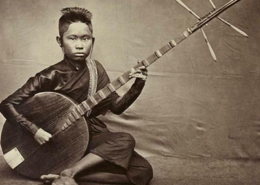 Chapei dong veng, alaúde alaúde de braço longo, Cambodja,